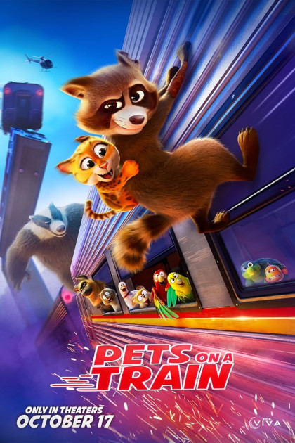 Kæledyrs-ekspressen Engelsk plakat