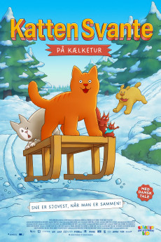 Katten Svante på kælketur