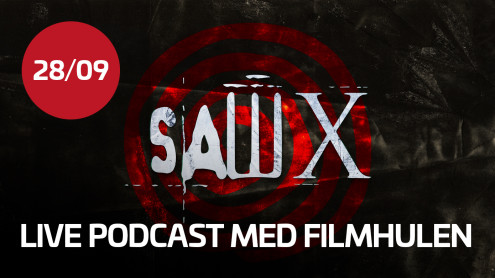 Live podcast & Premiere på Saw X i Odense